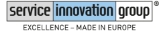 La imagen muestra el logo de Service Innovation Group.