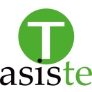 La imagen muestra el logo de Teasiste.