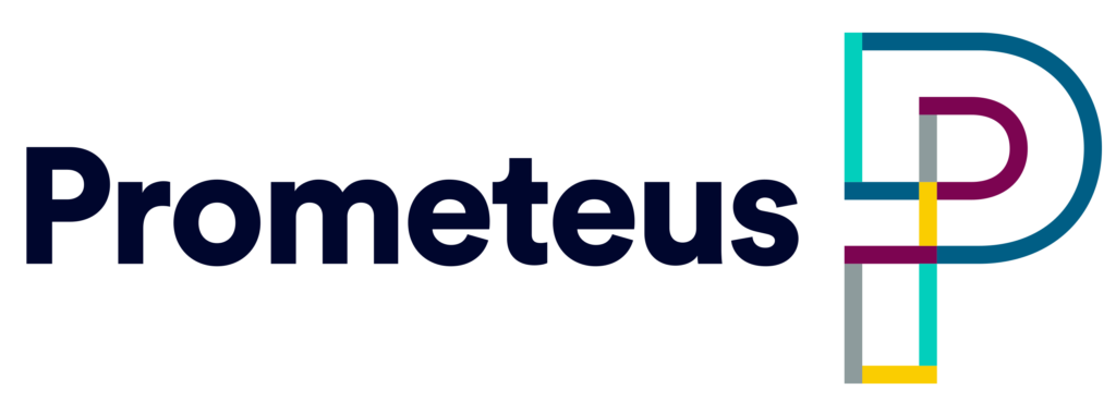 La imagen muestra el logo de Prometeus.